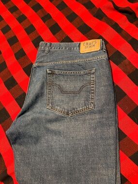Chaps Straight Men's Jeans in Medium Blue Wash
